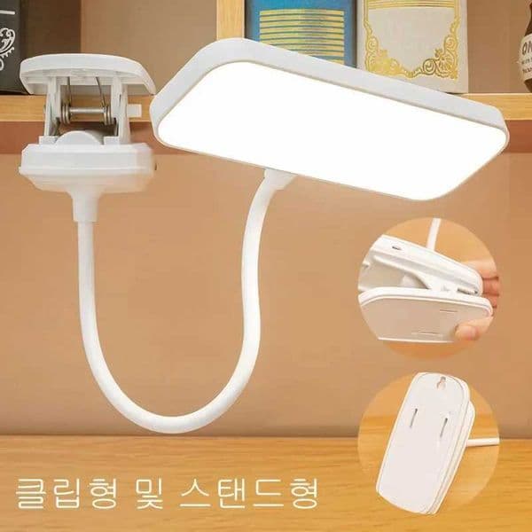 Led Eye Protection Desk Lamp with Clip Usb Rechargeable Table Lamp 360 Flexible Study Lamp Bedroom Reading Book Night LightLX241102