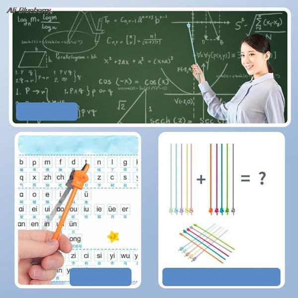 Finger Reading Guide Preschool new Teaching Tools Bendable Sticks Educational 2025 Learning Toys for Children Class Whiteboard Pointer