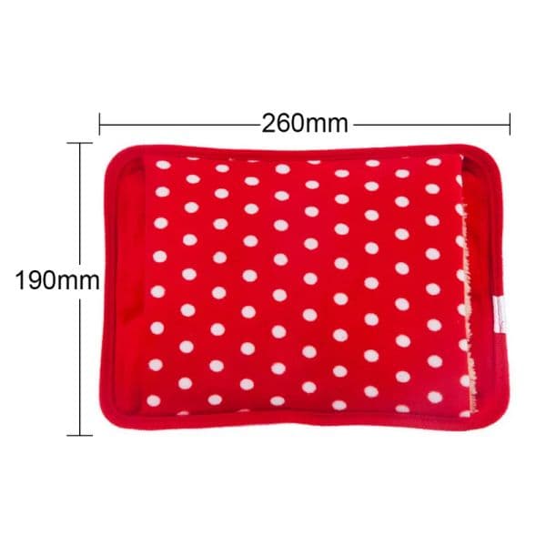 Creative Dot Hot Water Bag Electric Winter Hand Warmer Hot Water Bottle Hand Rechargeable Velvet Hot-water Bag EU Plug