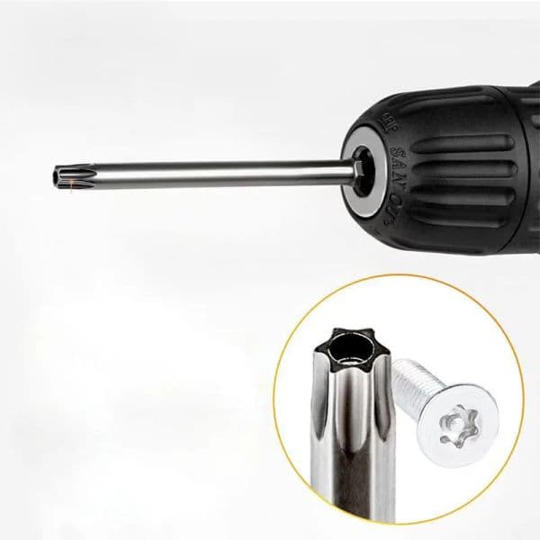 50mm-200mm Lengthening Torx Screwdriver Bit 2025 1/4'' Hex Shank High Torque Magnetic new 6 Point Star Head Screwdriver Set With Hole