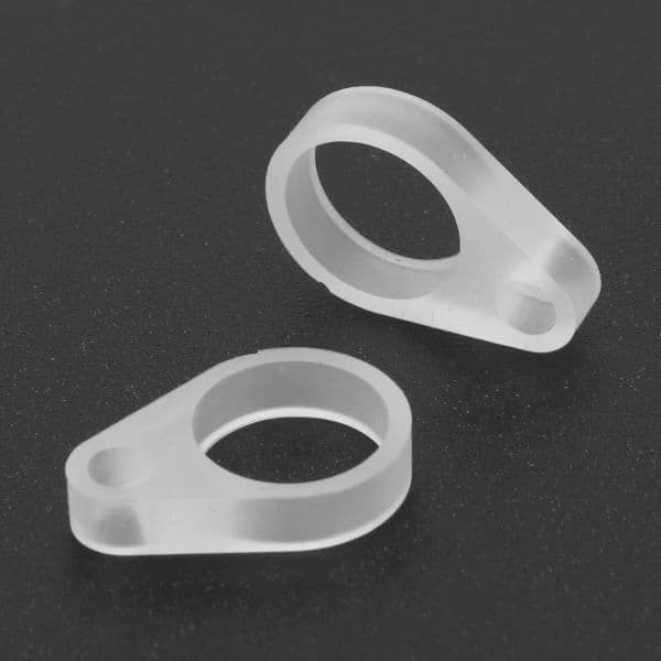 50Pcs Anti Lost Hearing Aid Clip Adaptor Replacement Silicone Flexible Hearing Aid Lanyard Ring Hearing Aid Accessories