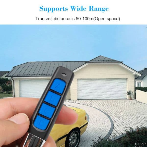 433Mhz 4 Buttons Garage Gate Door Opener Duplicator Copy Remote Controller 433.92MHZ Remote Control Clone Cloning Code Car