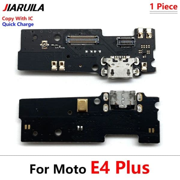 10Pcs USB Power Charging Connector Plug Port Dock Flex Cable For Moto E4 E5 E6 E6s E7 Plus Power Play Go E20 E30 E40 0f47e