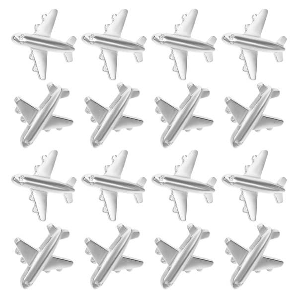 12 Pcs Decorative Push Hangers Decorate Postcard Drawing Pin Metal Thumb Tacks Airplane Thumbtacks Pushpins