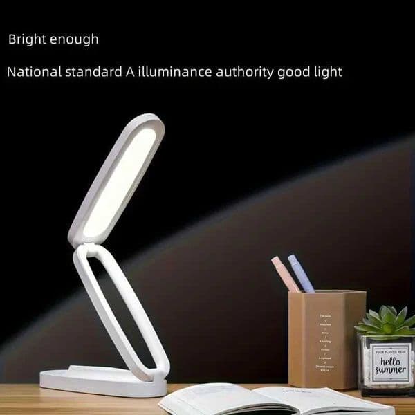 1pc LED Book Light Eye Protection Desk Lamp USB Charging Creative Folding Table Lamp Personality Desk Lamp Bedroom Bedside LampLX241102