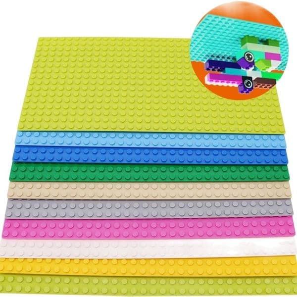 2PCS Classic Baseplates 32x32 16x32 Dots Base Plate MOC Blocks Plastic Building Bricks Assembly Compatible Brand City Friends