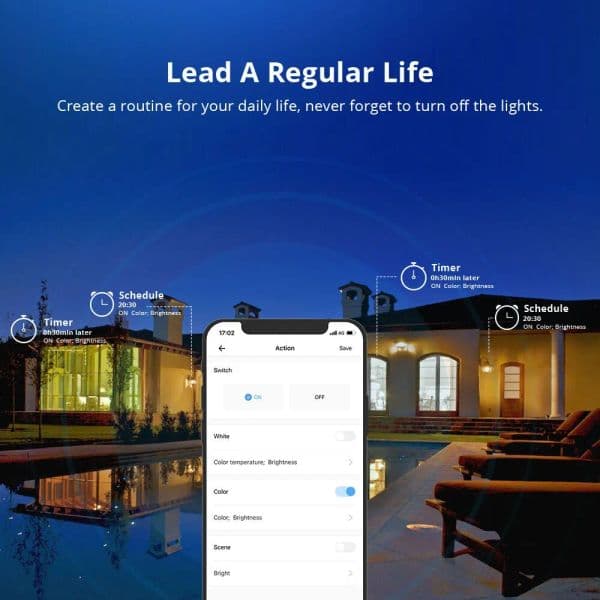 MR16 Smart Bulb WiFi RGB+CW 5W 12V LED Dimmable Lamps EWelink APP Control Light Bulb Work With Alexa Google Home Smartthings
