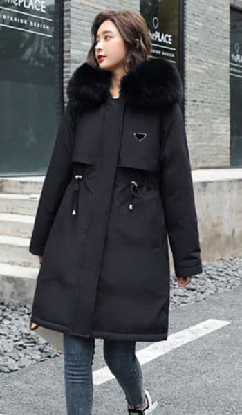 Plus Size Designer Womens Down Jacket Fashion Winter Jackets Long Coat Fur Collar Top Female autumn and winter Large Clothing Coats