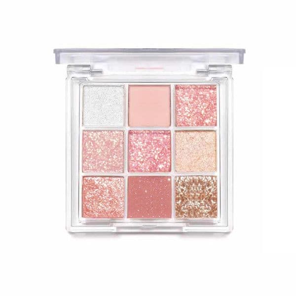 1~10PCS Makeup Nine Color Eye Shadow Plate Long Lasting 9 Colors Eyes Makeup Makeup Tool Transparent Acrylic Shimmer Eyeshadow