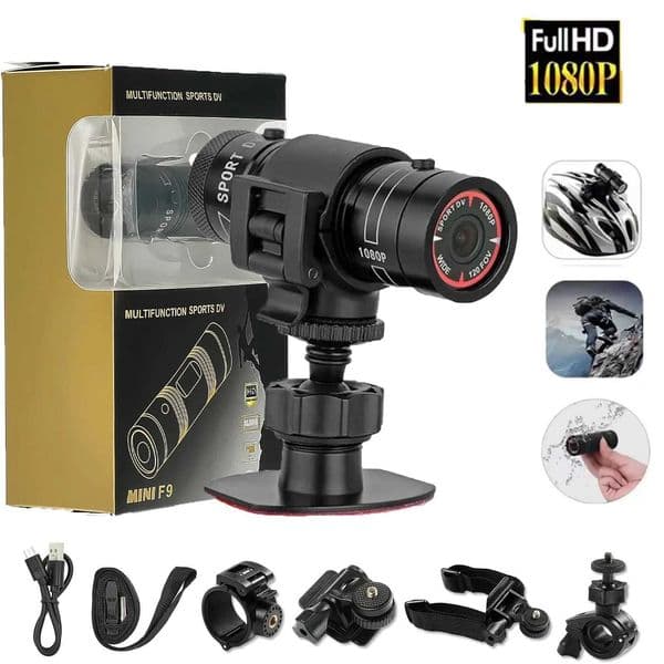New Arrival Outdoor action camera mountain bike helmet camera action camera with gun clip sports DV recorder Z241104