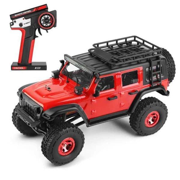 Electric/RC Car Wltoys 2428 1 24 RC Car 2.4G With LED Lights 4WD Off Road Vehicle Model Remote Control Mechanical Truck For Children Toy Gift Y241104KKFZ