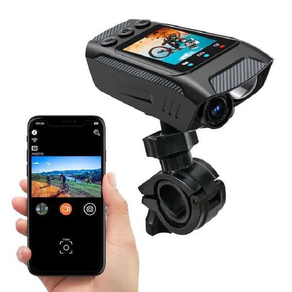 3-in-1 multifunctional sports DV driving recorder with horn 4K bicycle helmet action camera high-definition Sn motorcycle M241104