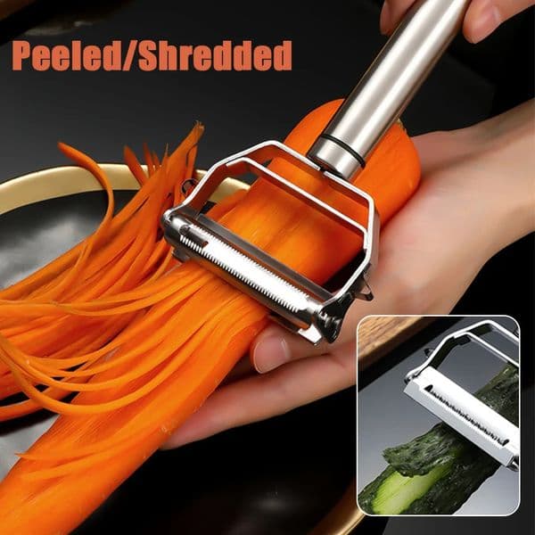Stainless Steel Kitchen Vegetable Peeler Multifunction Grater Peeler Slice Melon Potato Carrot Cucumber Home Kitchen Tool 241105