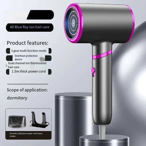 New hair salon hair dryer home high power barber shop negative ion constant temperature cold hot wind blowerXJ241106