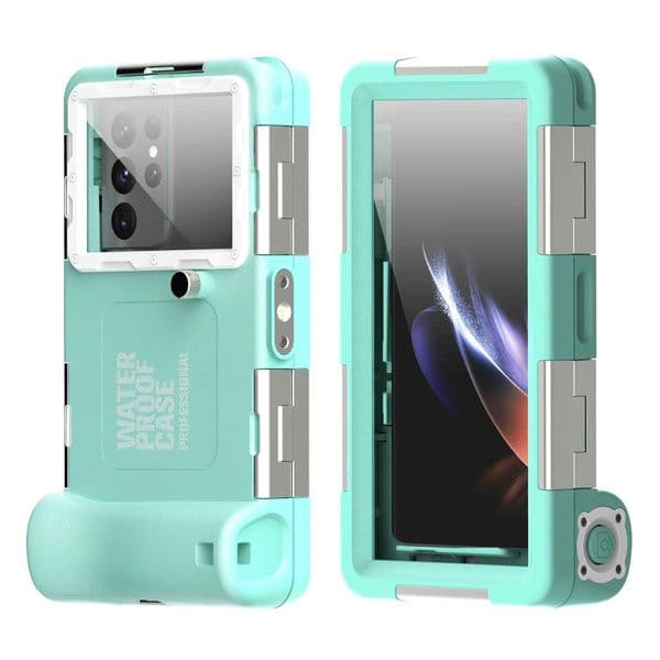 Cell Phone Cases Shellbox Newly upgraded multicolor IP68 standard 15M/50ft diving/swimming photography professional diving waterproof Phone Case J241107