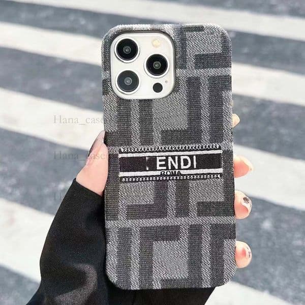 Luxury iPhone Case for iPhone 15 14 Pro Max Leather Designer Phone Case 15 14 13 Pro for Women Men Excellent Grip Shockproof Ultra Slim Shell Cover