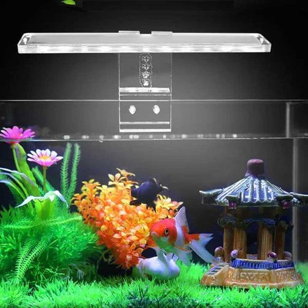 LED Fish Tank Aquarium Light Ultra Thin Aquatic Plants Landscape Acrylic Lamp for Small to Medium Size AquariumsLX241107
