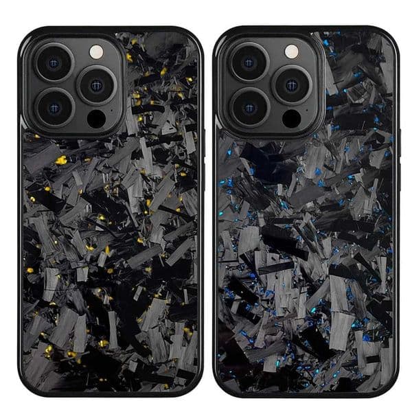 Cell Phone Cases New Cases for iPhone 15 Pro Max Real Forged Carbon Fiber for iPhone 16 13 14 12 11 14Plus 13Pro 11Promax Case Anti-fall Shell J241107