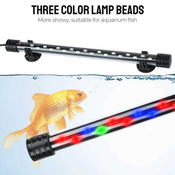 Aquarium Light LED Waterproof Fish Tank Clip Light USB Underwater Decor Lighting Submersible Lamp Plant Grow Lamp Aquatic DecorLX241107