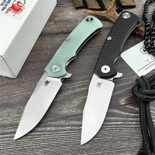 high quality Wild Boar Version Rick HINDERER Folding Knife G10 Handle D2 High Speed Steel Blade EDC Outdoor Tactical Defense Hunting Camping Knives 3300 15535 thumbnail 2