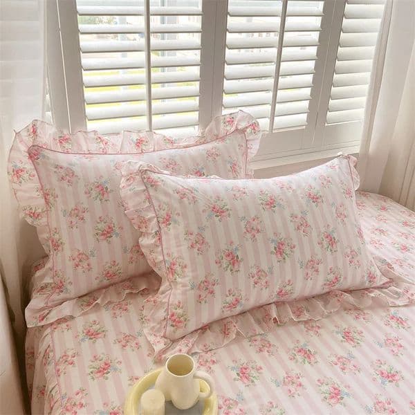 Pillow Case Bonenjoy 2 pillowcases 100% cotton pillowcase cover 48x74cm bedding pillowcase cover floral style pillowcase cover pillowcase 241107