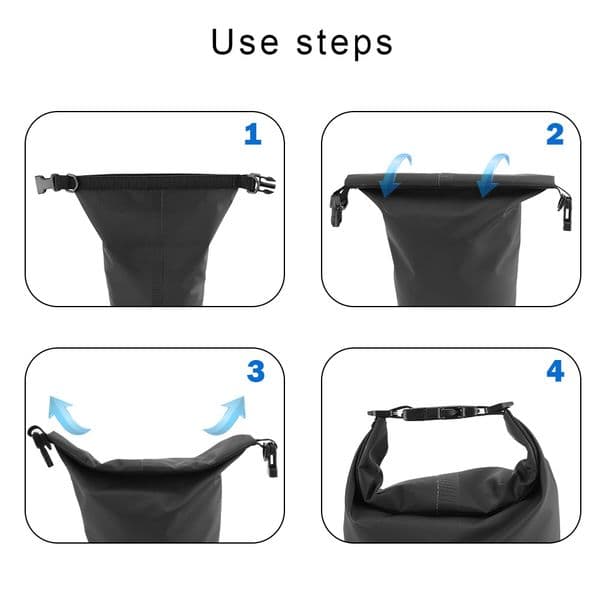 Shoulder Motorcycle Waterproof Diving, Swimming, Hiking Driving Travel Kits Outdoor PVC Dry Sack Bag 10L 15L 20L 30L