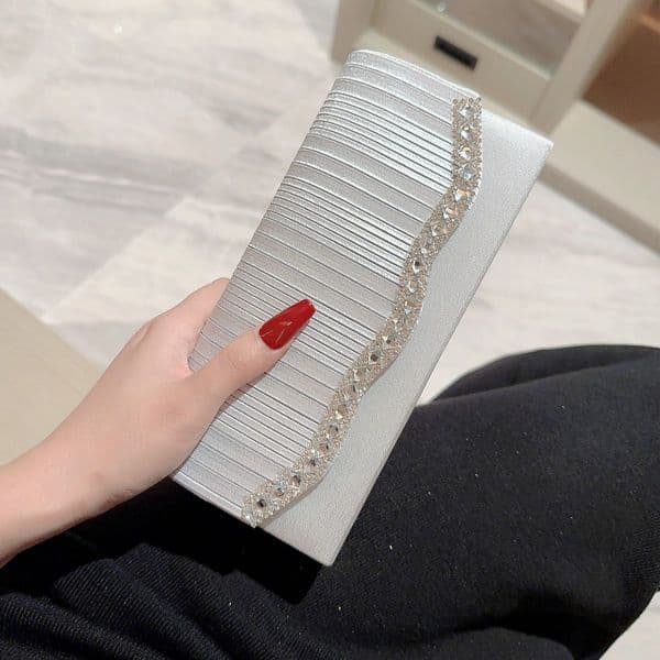 Luxury Glitter Messenger Handbag Women's Bag Fashionable Shiny Evening Clutch Shoulder Bag Females Cosmetic Lipstic Pouch