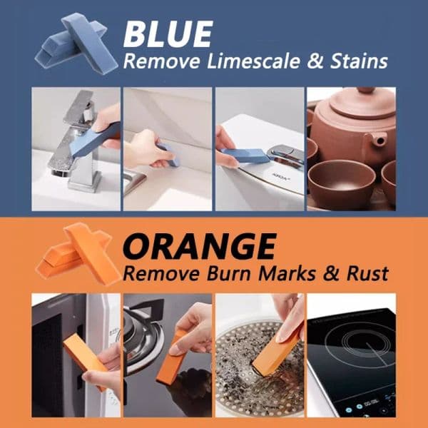 Limescale Eraser Bathroom Toilet 2025 Glass Stain Limescale Remover Eraser Easy Kitchen new Faucet Limescale Eraser Rubber Rust Remover