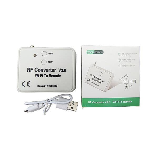 Hot Sale WiFi Switch Remote Control 433MHz 868MHz WiFi To RF Converter Multi Frequency Rolling Code Garage Door Remote Control