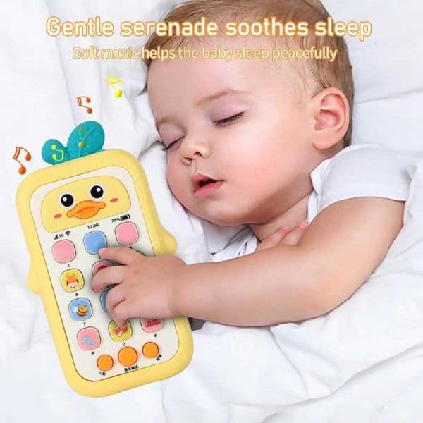 Baby Phone Bilingual Music Toy Sound Machine Baby Early Education Mobile Phone Gift W241109