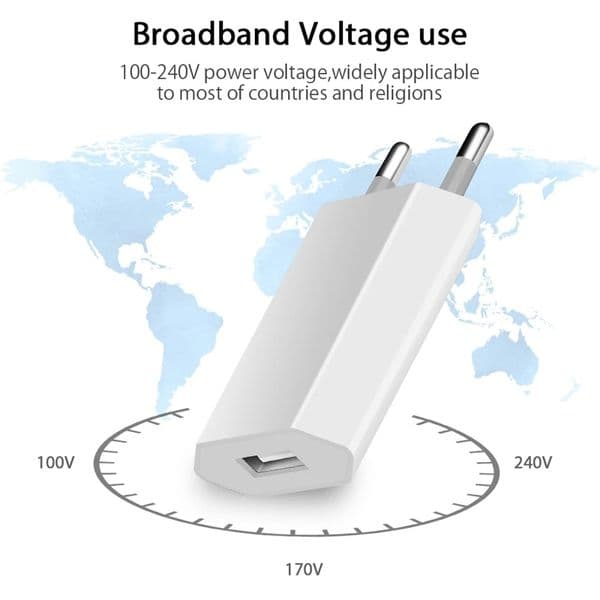 phone charger European EU Plug USB AC Travel Wall Charging Charger Power Adapter For Apple iPhone 7 8 X xiaomi 10 2025 11 fast charge