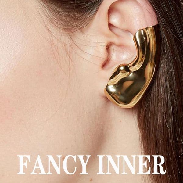 Neo Gothic Punk Retro Half Ear Contour Metal Earclip Earrings Suitable for Womens Earbone Clip Earrings Jewelry Gifts 241108