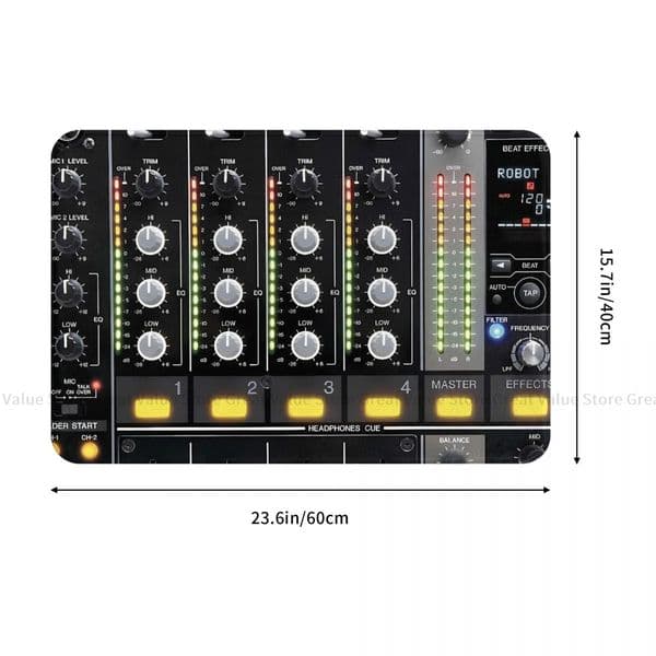 DJ Music Art Bedroom Mat MIXER Doormat Living Room Carpet Outdoor Rug Home Decoration