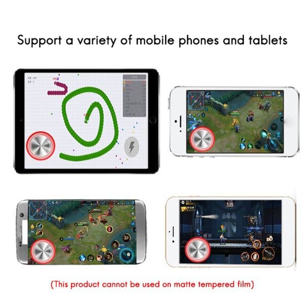 HOT-Q8 Plus Game Steering Wheel For Smartphones, Suction-Cup Mobile Game Joystick Mobile Key, For PUBG Mobile Arena Of Valor