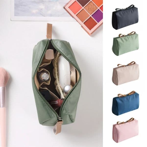 Mobile Phone Hand Bag Cosmetics Storage Bag Women Stylish Simple Makeup Bag Lipstick Clutch Holder Travel Wash Toiletry