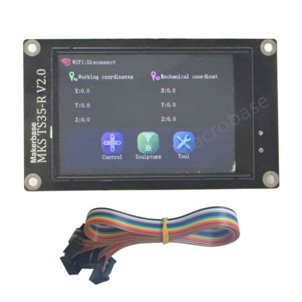 Makerbase S TS35 TS24 touch screen TS3.5 2025 TS2.4 TFT LCD shield for S DLC32 V2.1 control card new 32 bit cnc offline controller