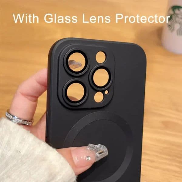 2026 New New Glass Lens Protect Soft Silicone Case For Iphone Outdoor 16 15 14 11 13 12 Pro Max Plus Magnetic Wireless Charging Outdoor Cover Free Shipping outd
