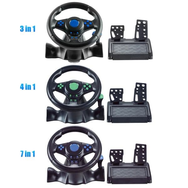 2026 New Outdoor New Computer outdoor USB Car Steering-Wheel Dual Clutch Launch Control Vibration Controller For Switch/Xbox One/360/Ps4/Ps2/Ps3/Pc Free Shippin