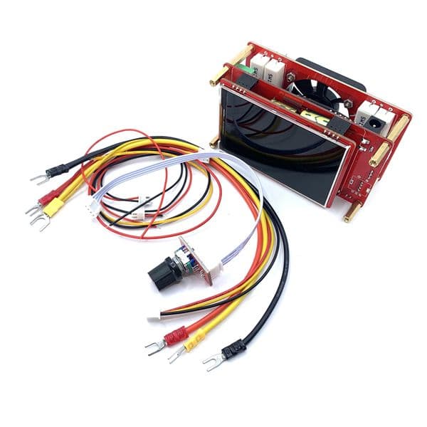 7Y320 Spot Welding Machine Control Board 20A Energy Storage DC 12-24V High Power with Radiator Pneumatic Function