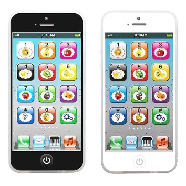Childrens simulated phone baby music early education toys English learning mobile phones with light and sound mobile vocal toys for children W241109
