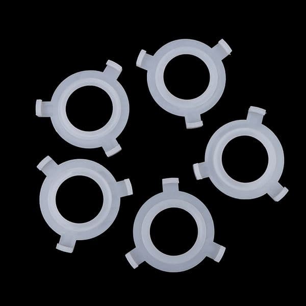 5Pcs/set E27 To E14 Lampshade Lamp new 2025 Light Shades Socket Reducing Ring Adapter Washer White Lamp Covers Accessories