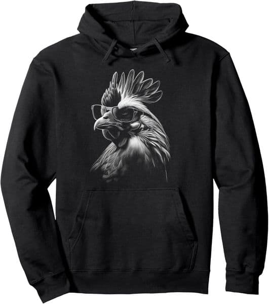 Hoodie for Mens Womens Rooster Bird Chicken Poultry Farming Farmer Gift Idea Pullover Hoodie Graphic Hoodies sweatshirt