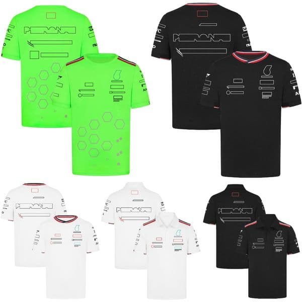 Motorcycle Gear Upgrade F1 Formula 1 Team Driver ride gear T-Shirt Polo Shirt Racing Brand Sports Crew Neck Short-Sleeved Jersey Men Women Tee Free Ship