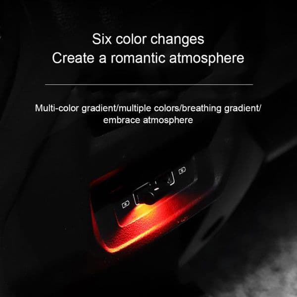 1~5PCS Mini Car Led Light Portable Car Interior Accessories Car Usb Atmosphere Light Car Night Light Universal