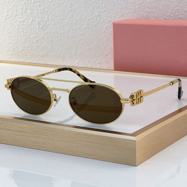 12A Metal Oval Sunglasses Womens Mens Retro 54ZS Designer Luxury Fashion Outdoor Goggles Protection Glasses