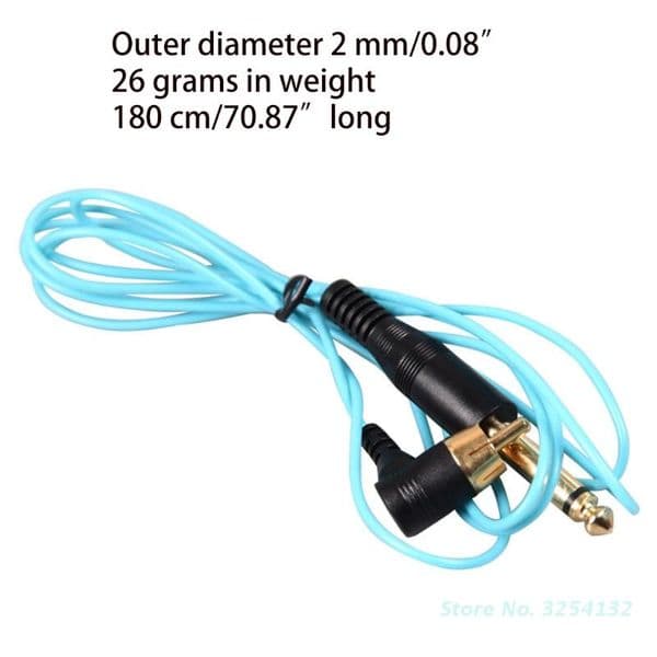 Sturdy Tattoo Supplies Right Angle Tattoo Clip Cord RCA Cable Line Connector 2025 Tattoo new hine Power Supply Accessories