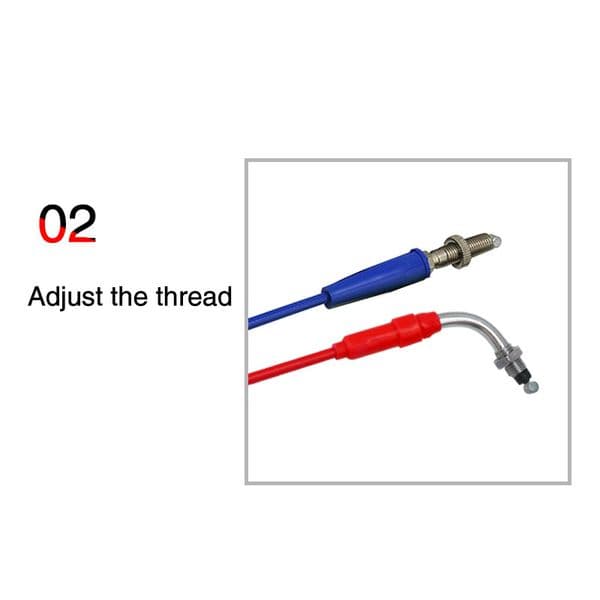 Alconstar Universal Motorcycle new Brake Clutch Throttle Cable 110cm Straight Head Motorcycle 2025 Throttle Oil Cable Line for Pit Dirt
