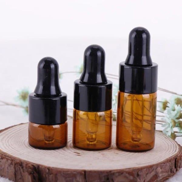 10Pcs 50ML Amber PET Liquid Reagent Pipette Bottle Eye Dropper For Storing Chemistry Laboratory Chemicals Perfumes And Colognes