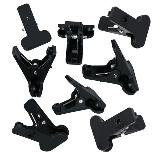 4/8pcs Heavy Duty Muslin Spring Clamps Clips Photography Backdrop Background Holder Clips