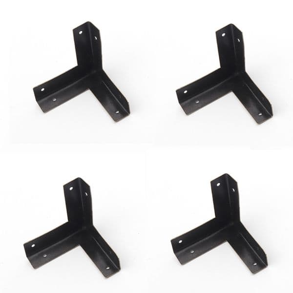 4pcs Antique Bronze Corner Protectors Vintage Metal Box Corners Wood Appliques Wine Box Protector Furniture Hardware Cover